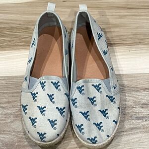 FOCO West Virginia Mountaineers Canvas Shoe Women’s Medium 7/8